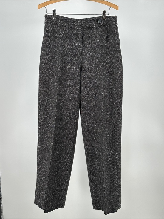 Sag Harbor Pants - Vintage 90’s Sag Harbor Women's Gray Size 8 Tweed Trousers Classic Tailored Fit